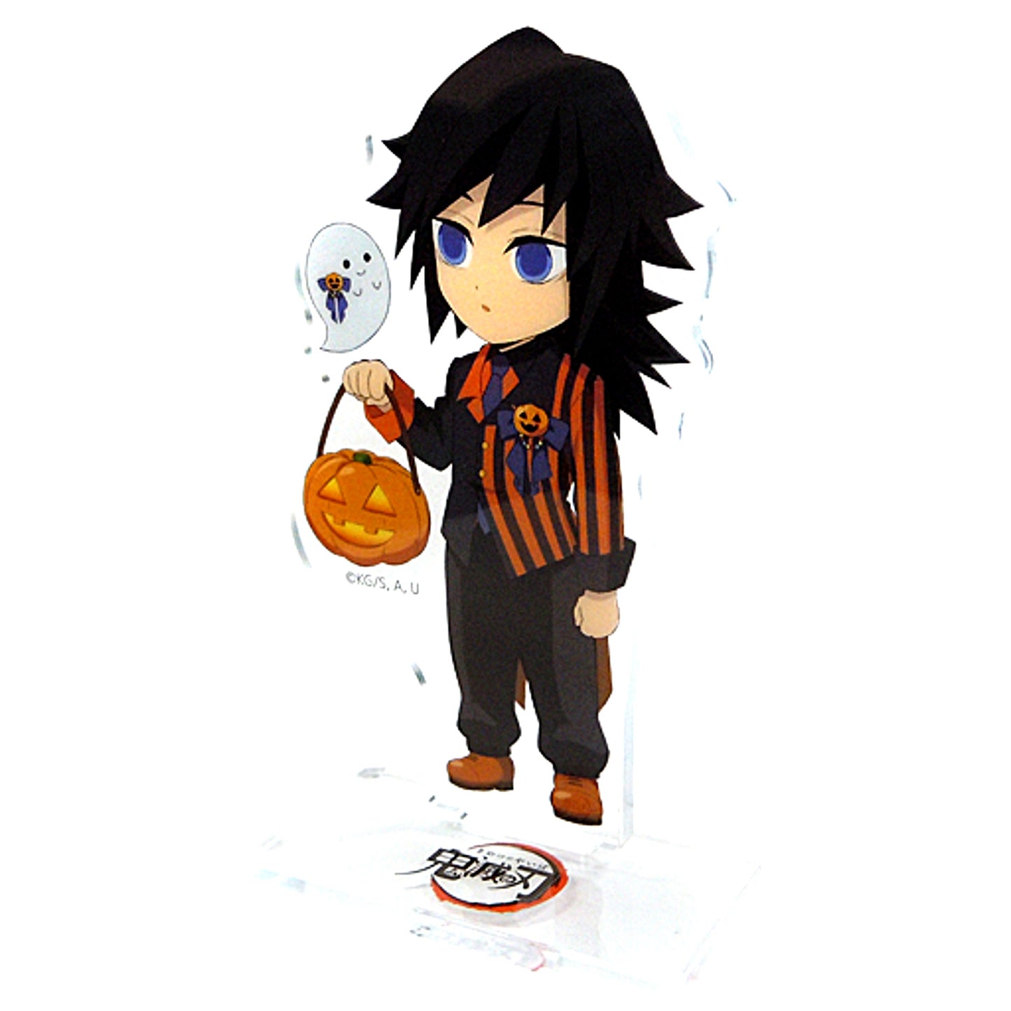 Giyu Tomioka Demon Slayer x ufotable cafe x Machi Asobi CAFE Halloween Event 2021 Random Acrylic Stand Group B [USED]