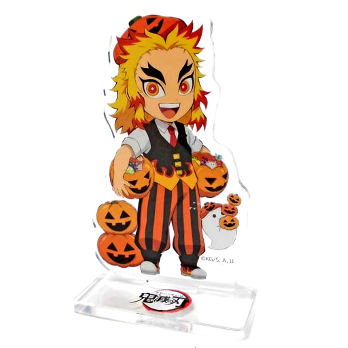 Kyojuro Rengoku Demon Slayer x ufotable Cafe x Machi Asobi Cafe Halloween Event 2021 Random Acrylic Stand Group B [USED]