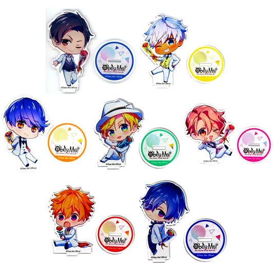 Set of 7 Obey Me! x Princess Cafe White Day Acrylic Stand [USED]