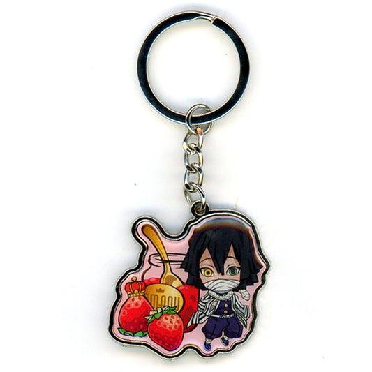 Obanai Iguro Amaou 2 Demon Slayer Metal Keychain Fukuoka Limited [USED]
