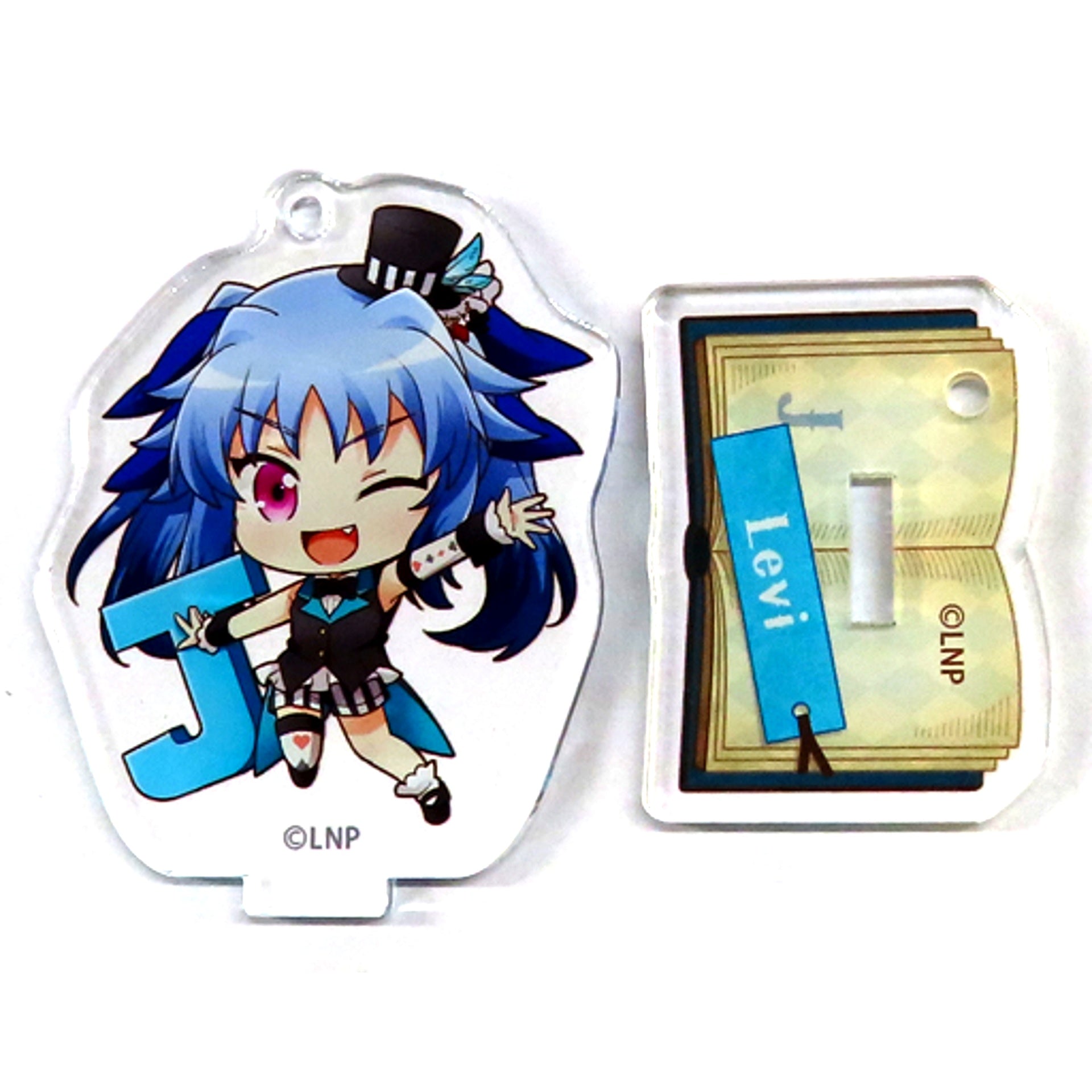 Levi the Slasher Lyrical Tea Party Ver. Magical Girl Lyrical Nanoha Lyrical Store 2021 Lyrical Tea Party Acrylic Keychain Collection with Stand [USED]