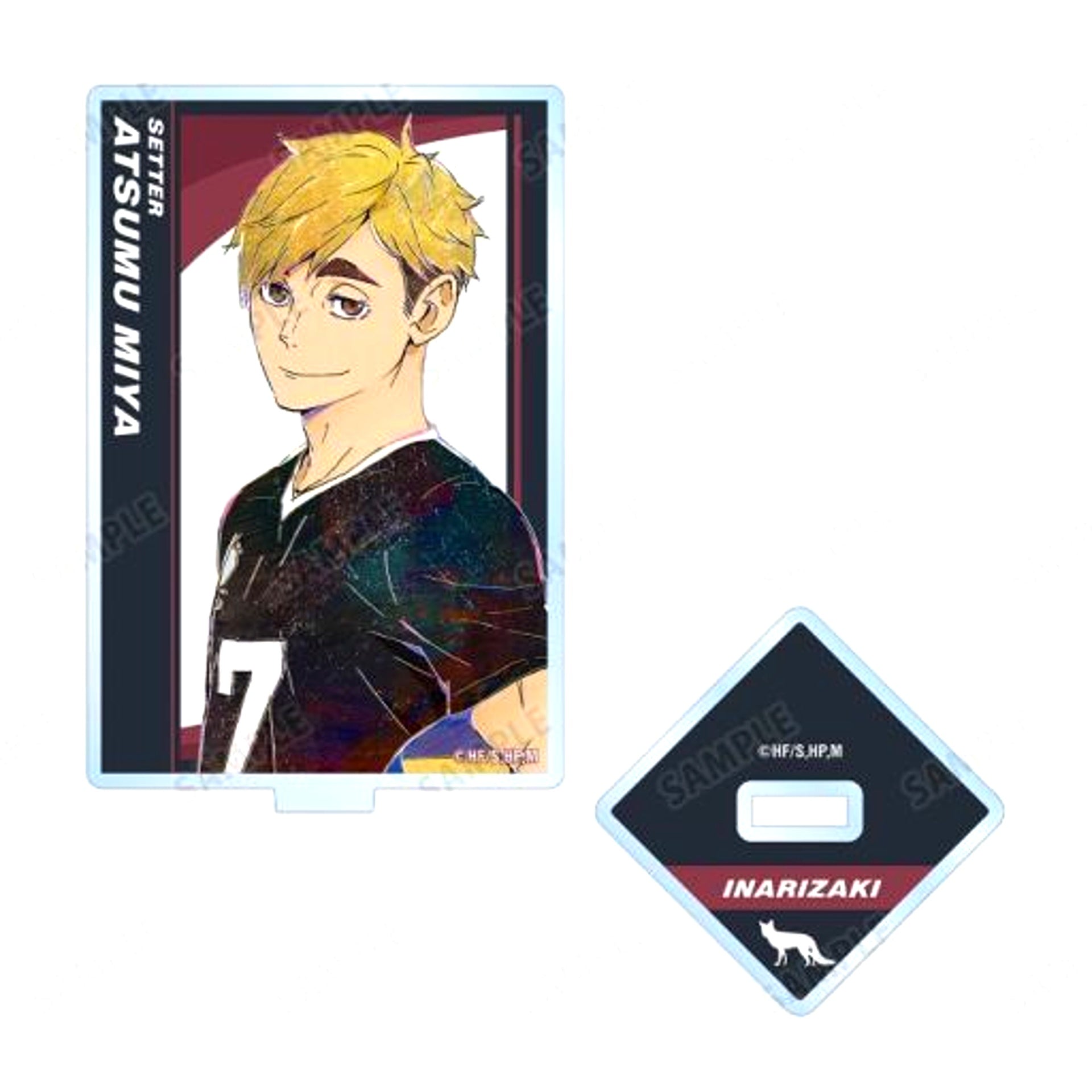 Atsumu Miya Haikyu!! TO THE TOP Trading Ani-Art 6th Acrylic Stand [USED]