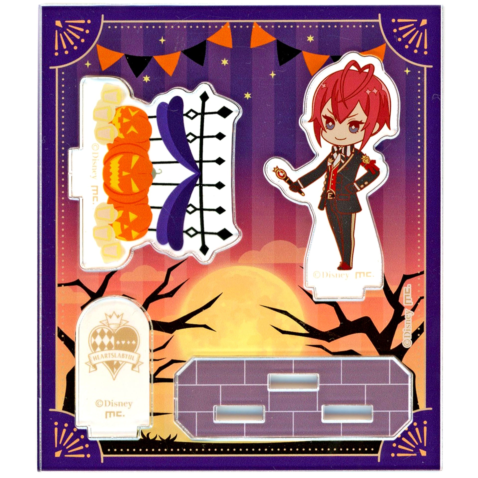 Riddle Rosehearts Disney Twisted Wonderland Halloween Fair 2021 Acrylic Stand Collection B Village Vanguard Limited [USED]