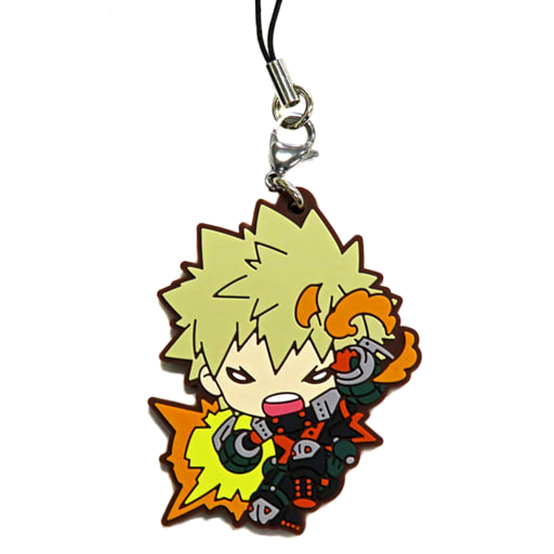 My Hero Academia Katsuki Bakugo Nitotan Rubber Mascot Villain Assault! in Jump Shop Limited Keychains [USED]