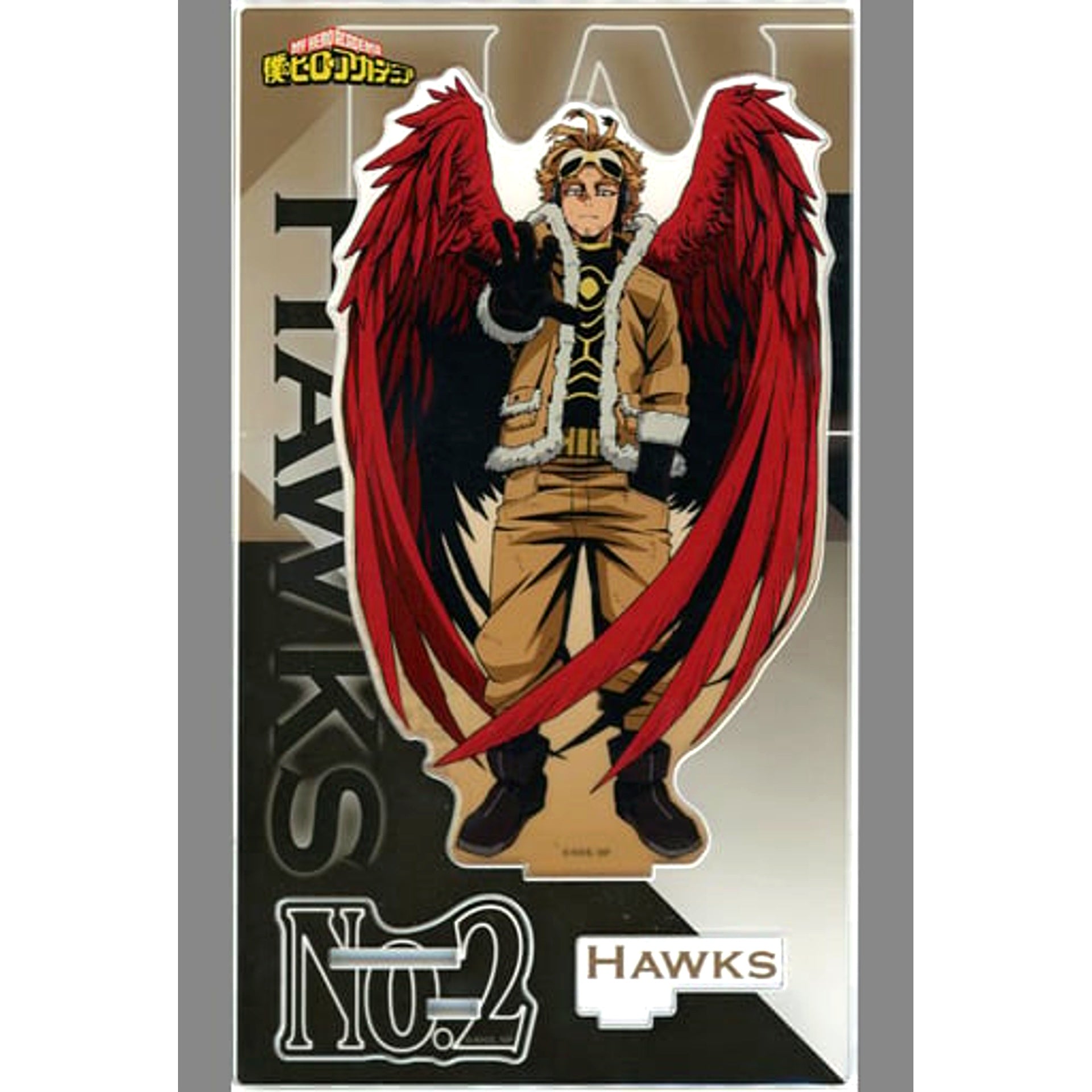 Hawks Acrylic Stand Grab Victory with Those Hands! My Hero Academia Hero Plaza Limited [USED]