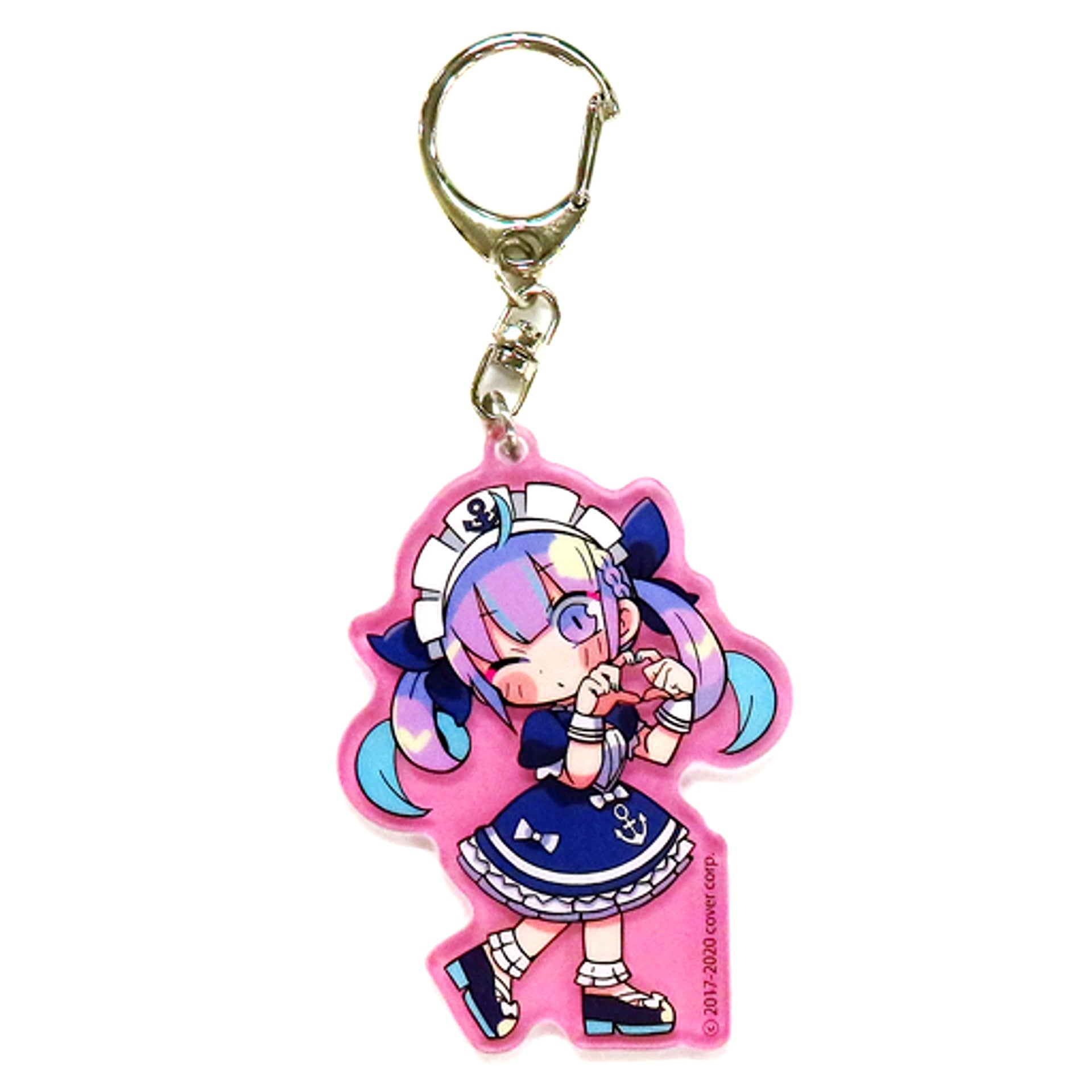 Minato Aqua Normal Outfit Pink Hololive Solo Live 2020 Aqua Iro Super Dream Random SD Acrylic Keychain [USED]