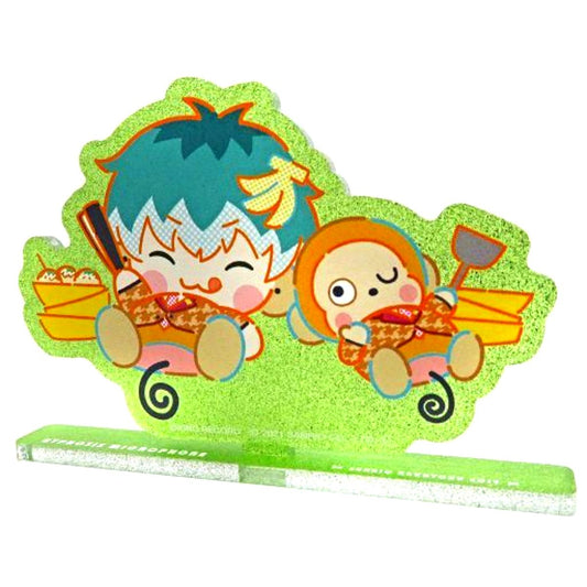 Sasara Nurude x Osaru no Monkichi Hypnosis Mic Sanrio Nakayoku Edit Glitter Acrylic Stand [USED]