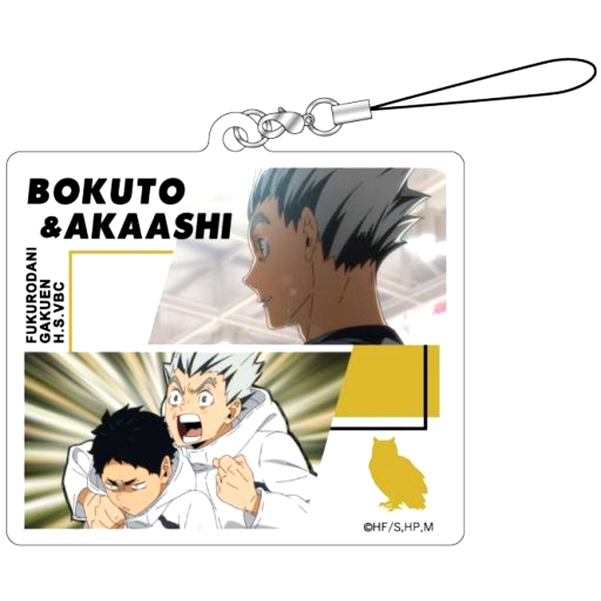 Kotaro Bokuto and Keiji Akaashi Haikyu!! Trading Acrylic Strap Vol. 2 [USED]