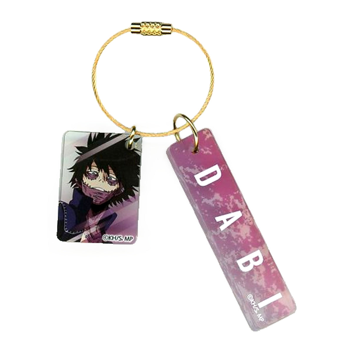 My Hero Academia Dabi Memorial Acrylic Plate Collection Keychains [USED]