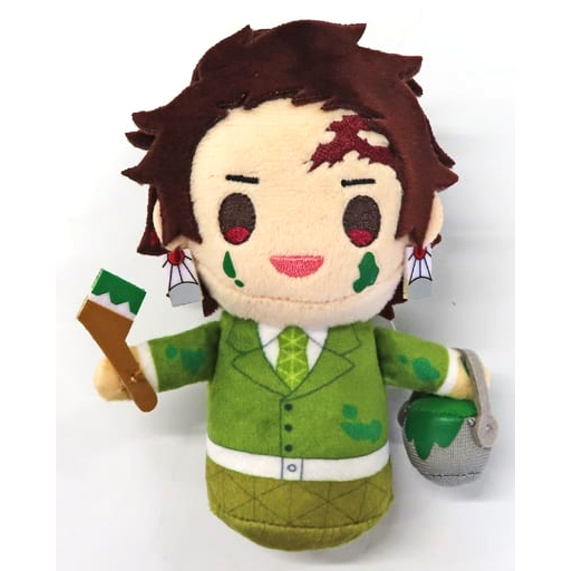 Demon Slayer: Kimetsu no Yaiba Tanjiro Kamado Potetto Mascot Plush Toy Kimetsu Gakuen AGF21 Ver. animate Girls Festival 2018 Limited Keychains [USED]