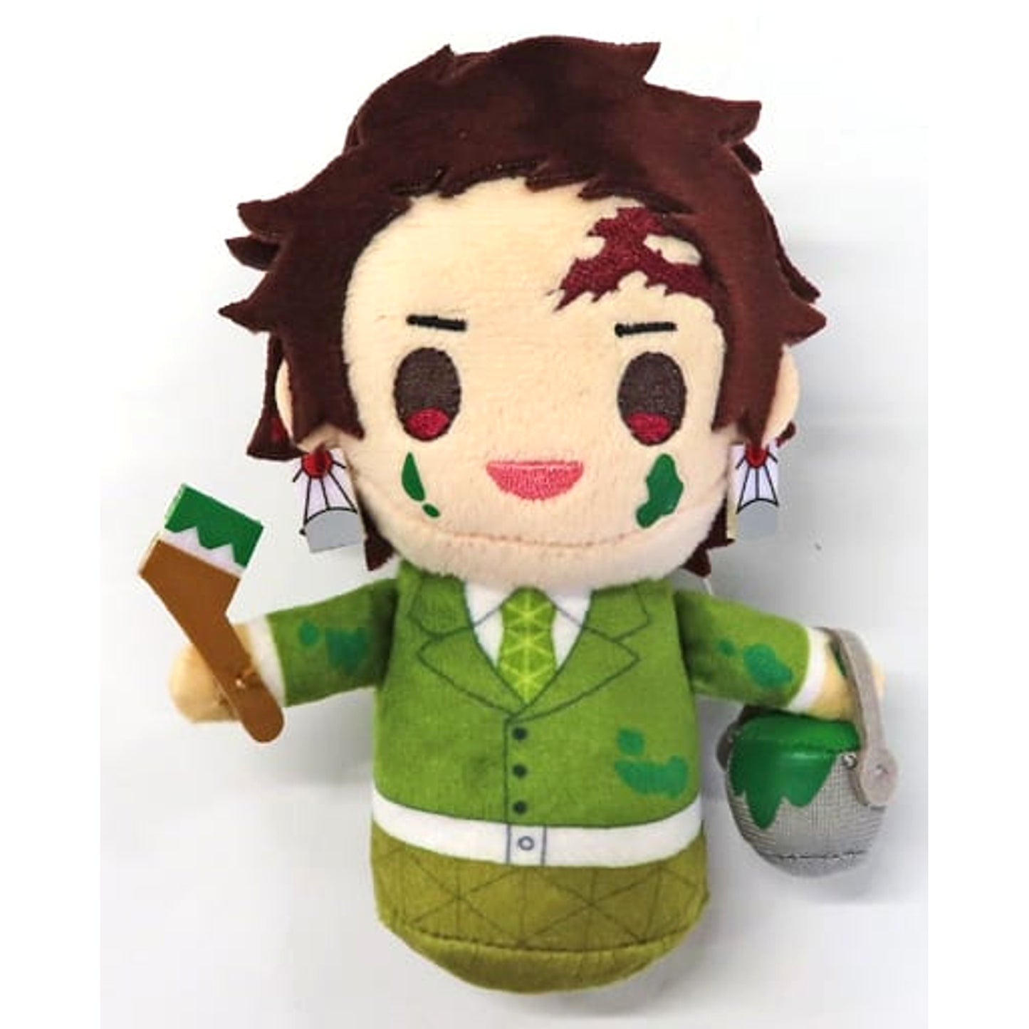 Demon Slayer: Kimetsu no Yaiba Tanjiro Kamado Potetto Mascot Plush Toy Kimetsu Gakuen AGF21 Ver. animate Girls Festival 2018 Limited Keychains [USED]