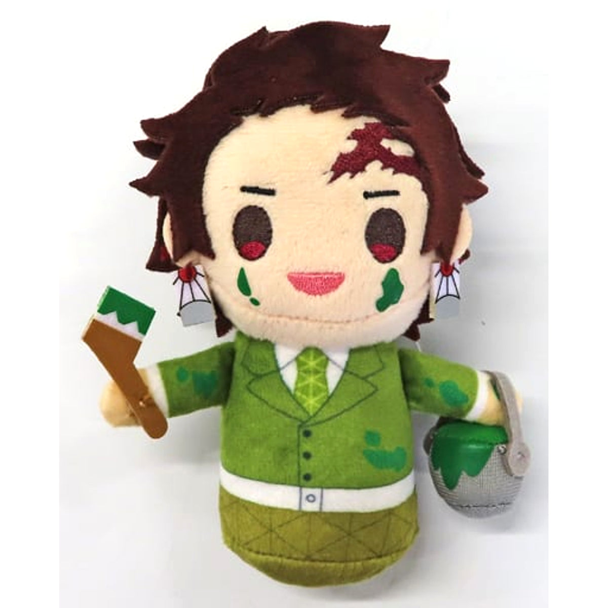 Demon Slayer: Kimetsu no Yaiba Tanjiro Kamado Potetto Mascot Plush Toy Kimetsu Gakuen AGF21 Ver. animate Girls Festival 2018 Limited Keychains [USED]