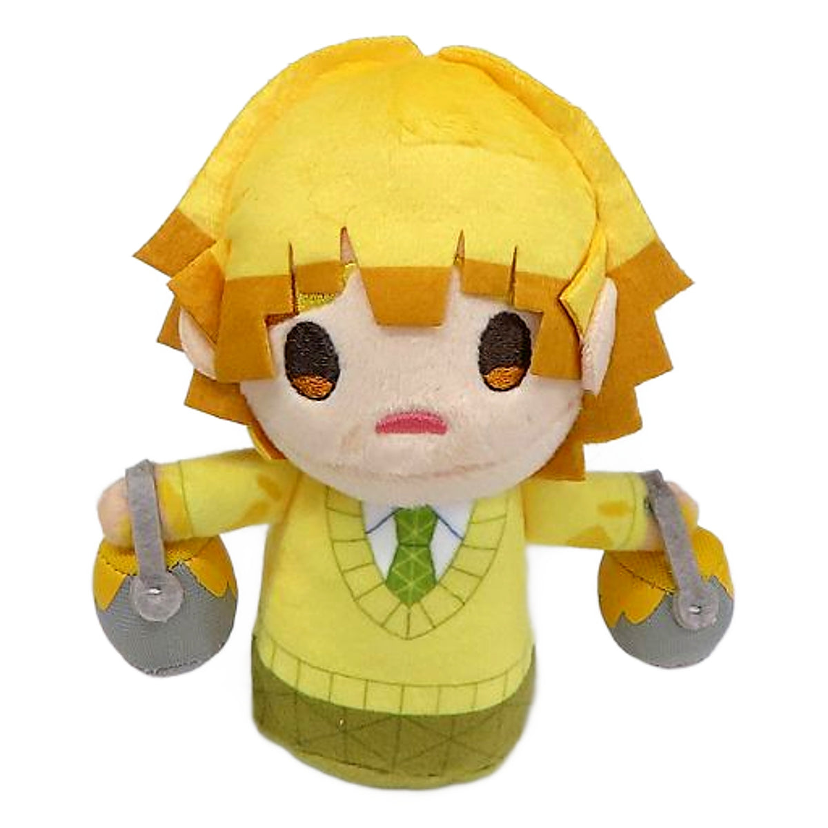 Zenitsu Agatsuma Kimetsu Gakuen AGF21 Ver. Demon Slayer: Kimetsu no Yaiba Potetto Mascot Plush Toy animate Girls Festival 2021 Limited Plush Toys [USED]