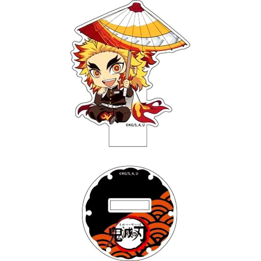 Kyojuro Rengoku Demon Slayer: Kimetsu no Yaiba Petanko Trading Acrylic Stand Japanese Umbrella vol.2 [USED]