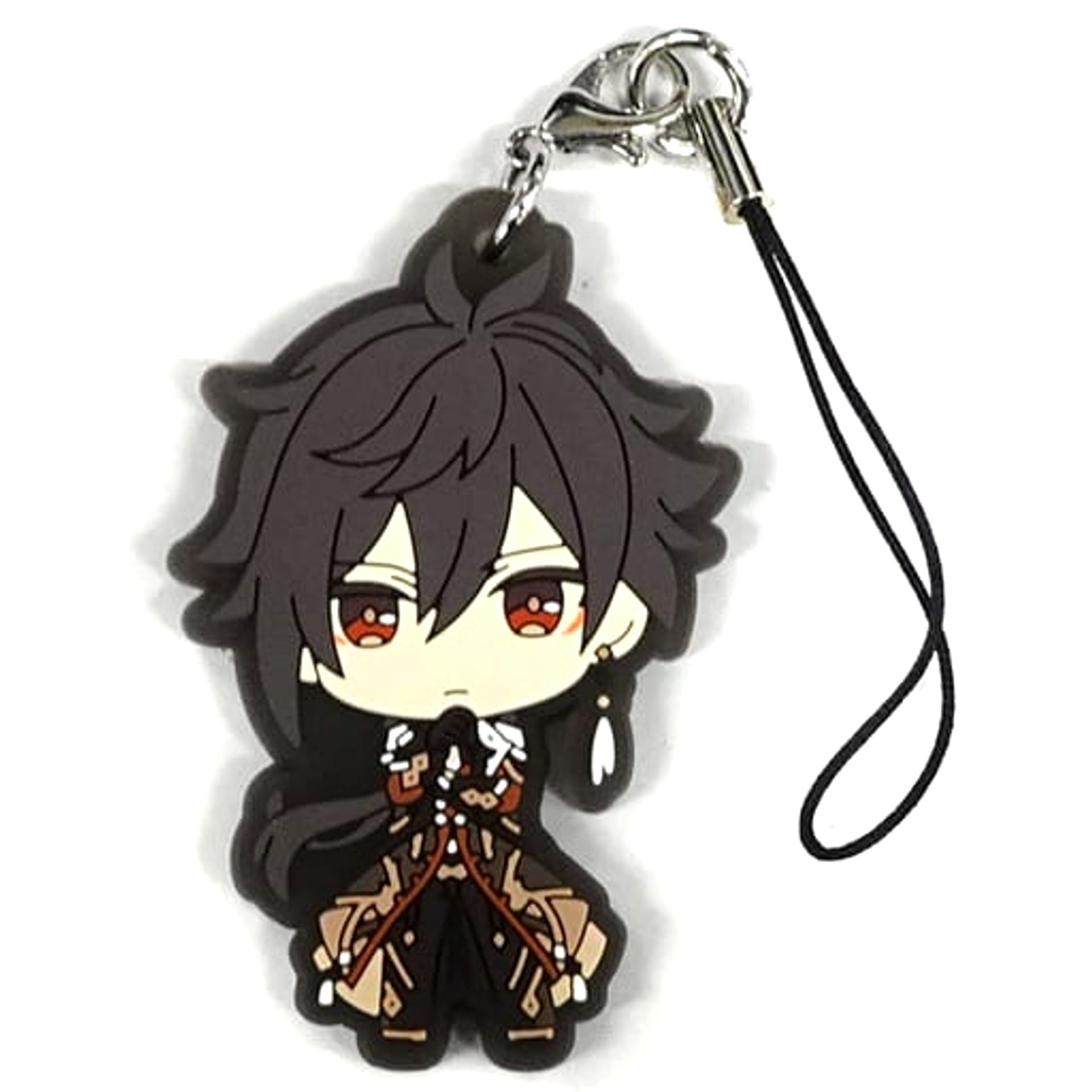 Genshin Zhongli Capsule Rubber Strap Vol.3 Keychains [USED]