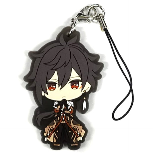 Genshin Zhongli Capsule Rubber Strap Vol.3 Keychains [USED]