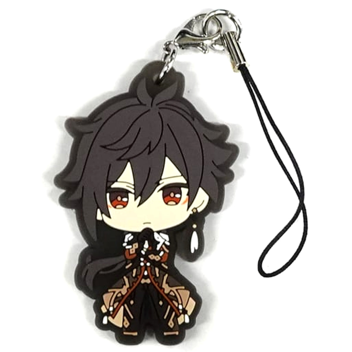 Genshin Zhongli Capsule Rubber Strap Vol.3 Keychains [USED]