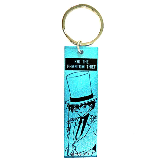 Kaito Kid Detective Conan Plaza Trading Metallic Acrylic Keychain [USED]