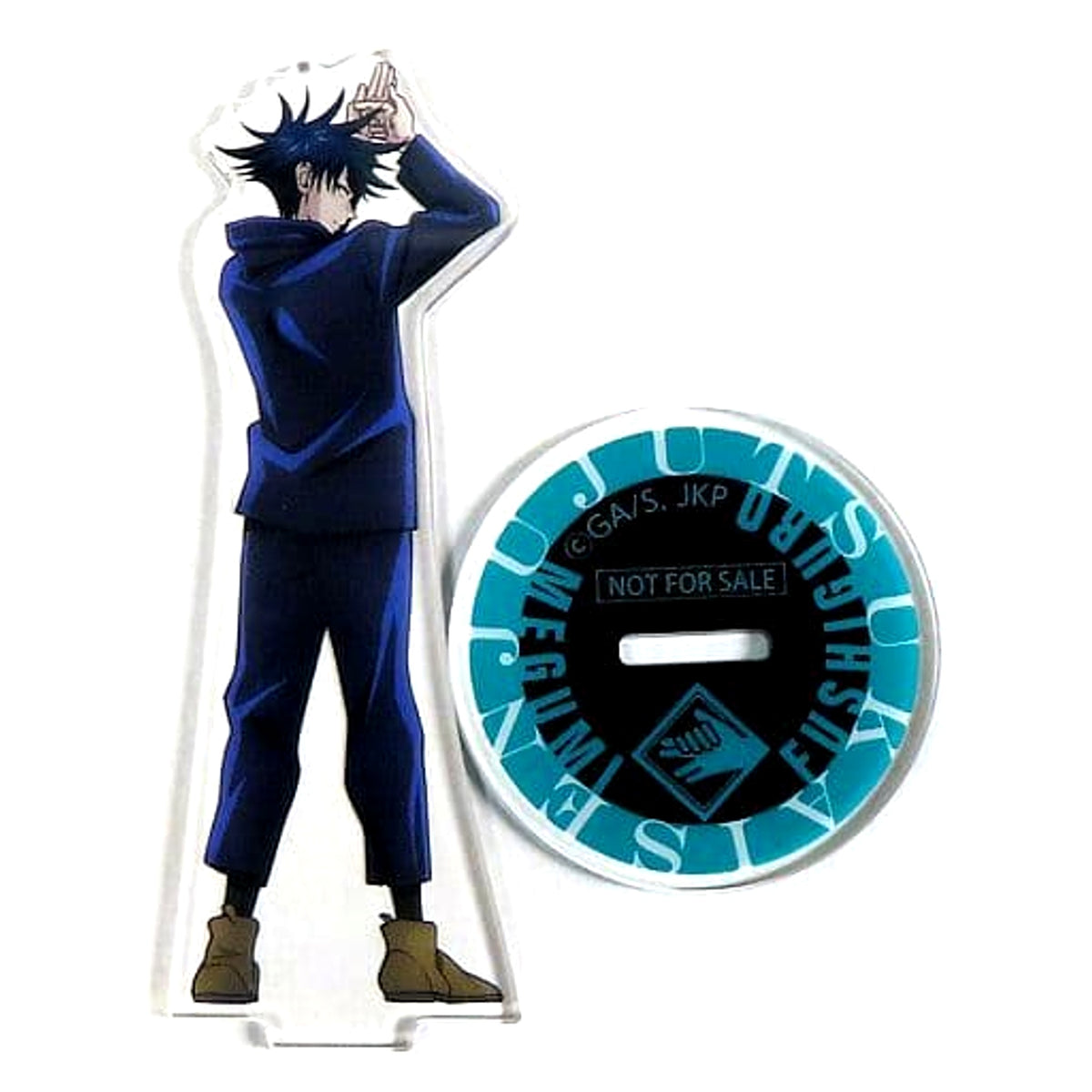 Included with Jujutsu Kaisen x Seven-Eleven Chocolate with Mini Acrylic Stand Megumi Fushiguro Mini Acrylic Stand Acrylic Stands [USED]