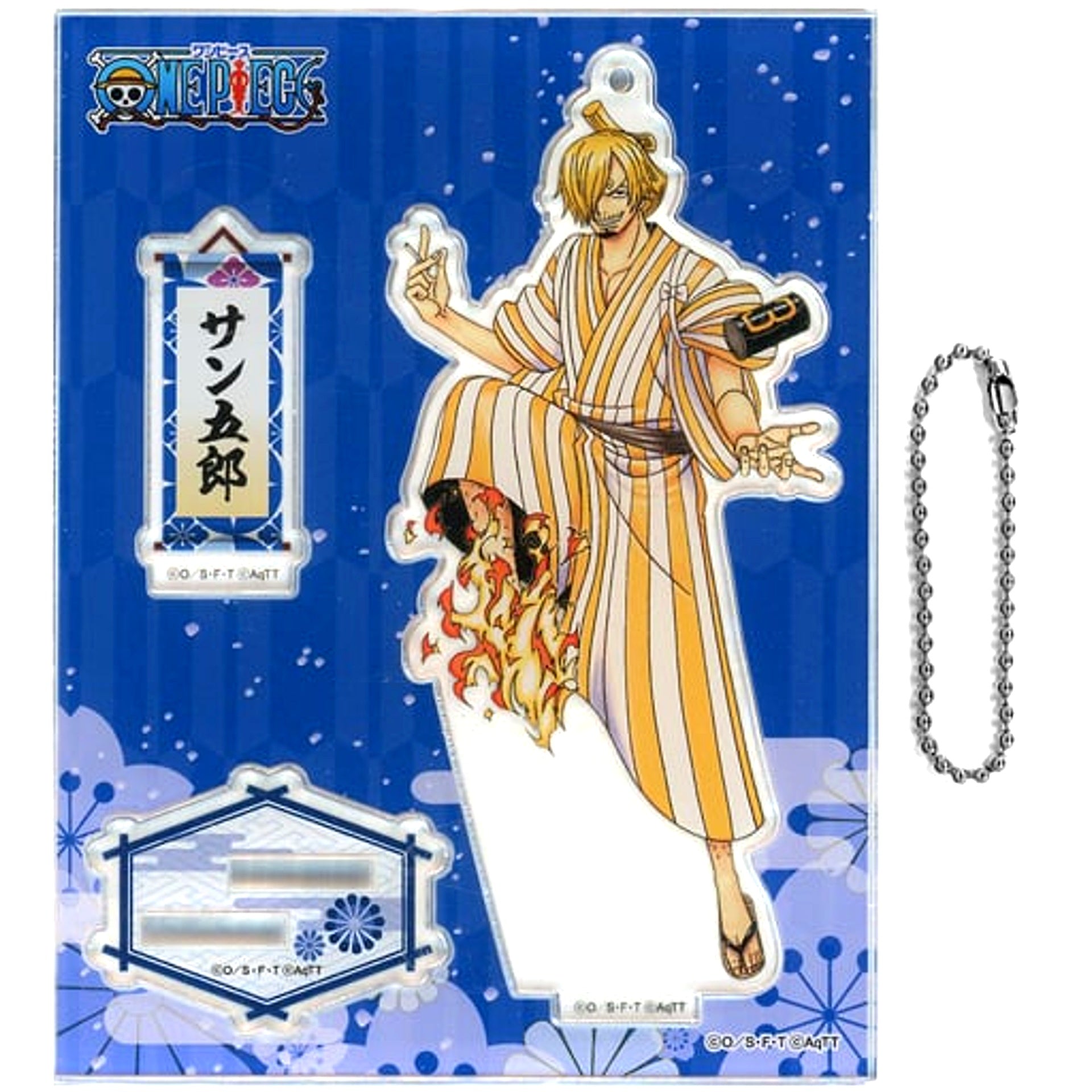 Sangoro Sanji One Piece Wano Country 2020 Acrylic Stand Charm Tokyo One Piece Tower Limited [USED]