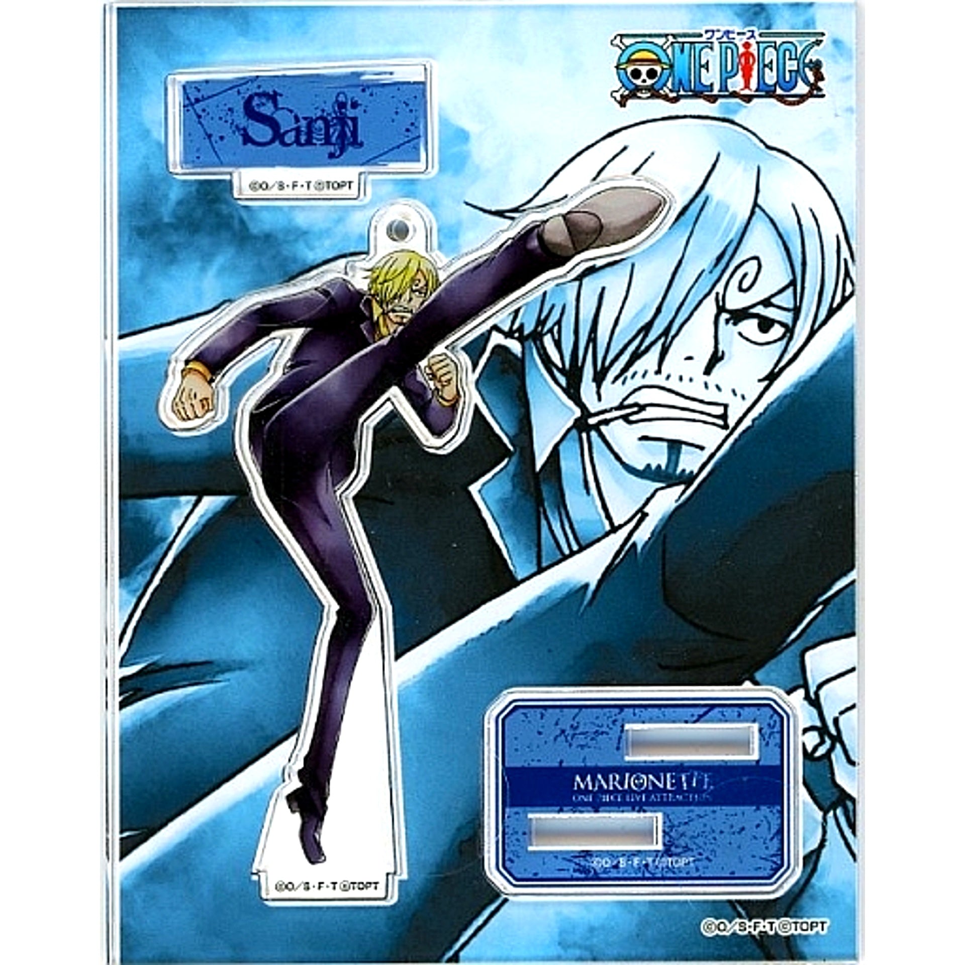 Sanji One Piece Acrylic Stand Charm LIVE ATTRACTION MARIONETTE [USED]