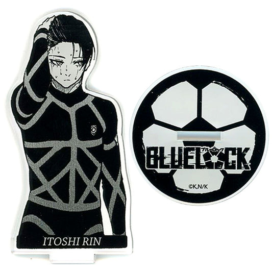 Rin Itoshi Blue Lock x PRINCESS CAFE Trading Acrylic Stand [USED]