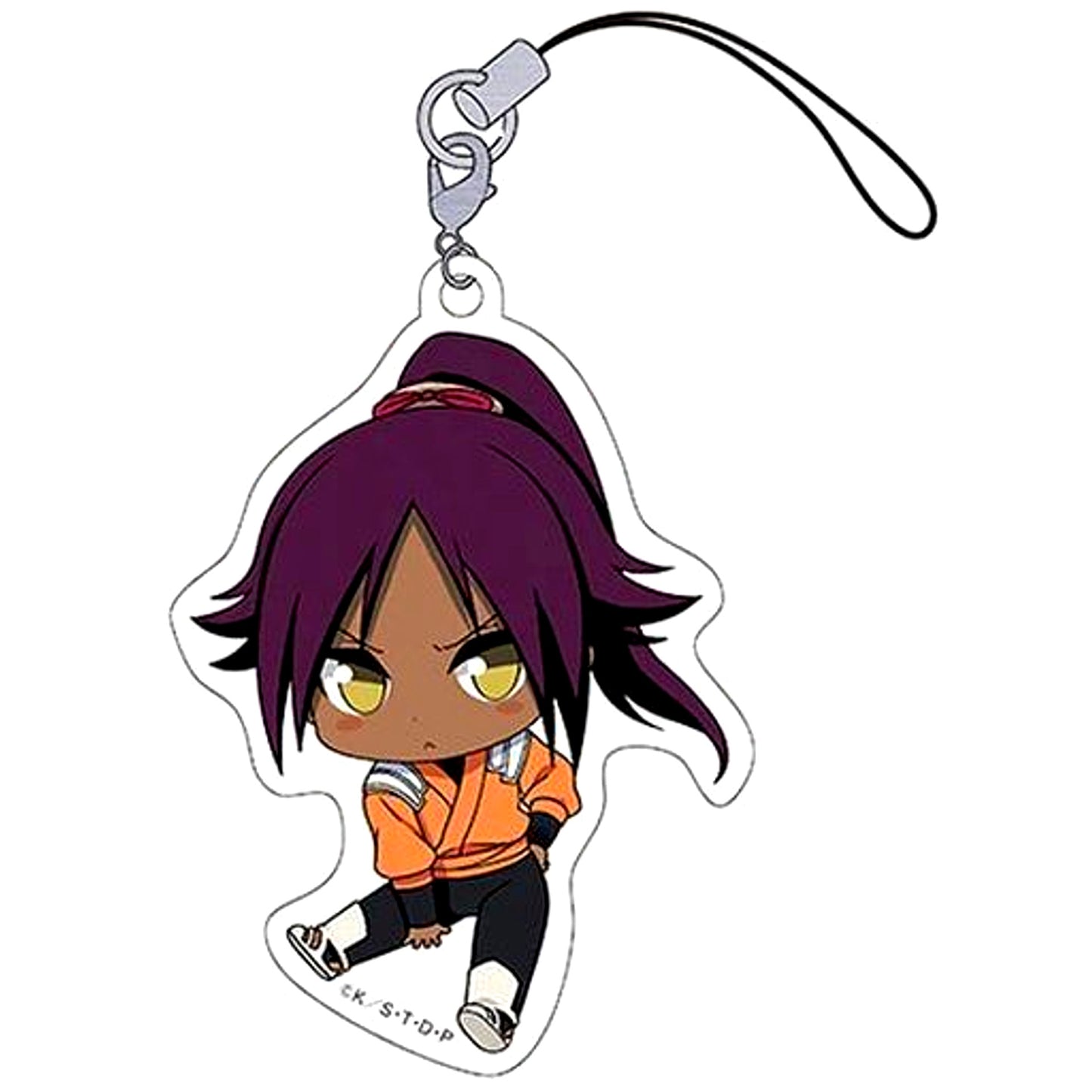 Yoruichi Shihoin Bleach Petanko Trading Acrylic Strap [USED]