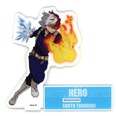 My Hero Academia PLUS ULTRA SQUARE Shoto Todoroki Battle Hero Battle Acrylic Stand Acrylic Stands [USED]