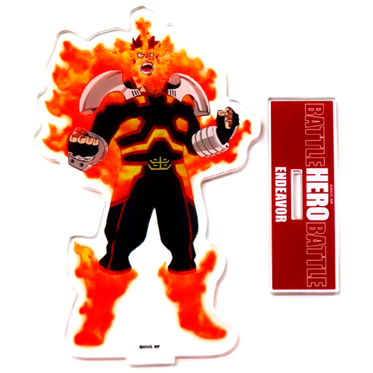 Endeavor My Hero Academia Plus Ultra Square BATTLE HERO BATTLE Acrylic Stand [USED]