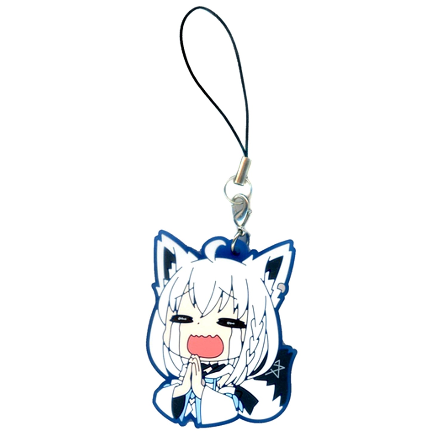 Shirakami Fubuki Virtual YouTuber Hololive Capsule Rubber Strap Vol.1 [USED]