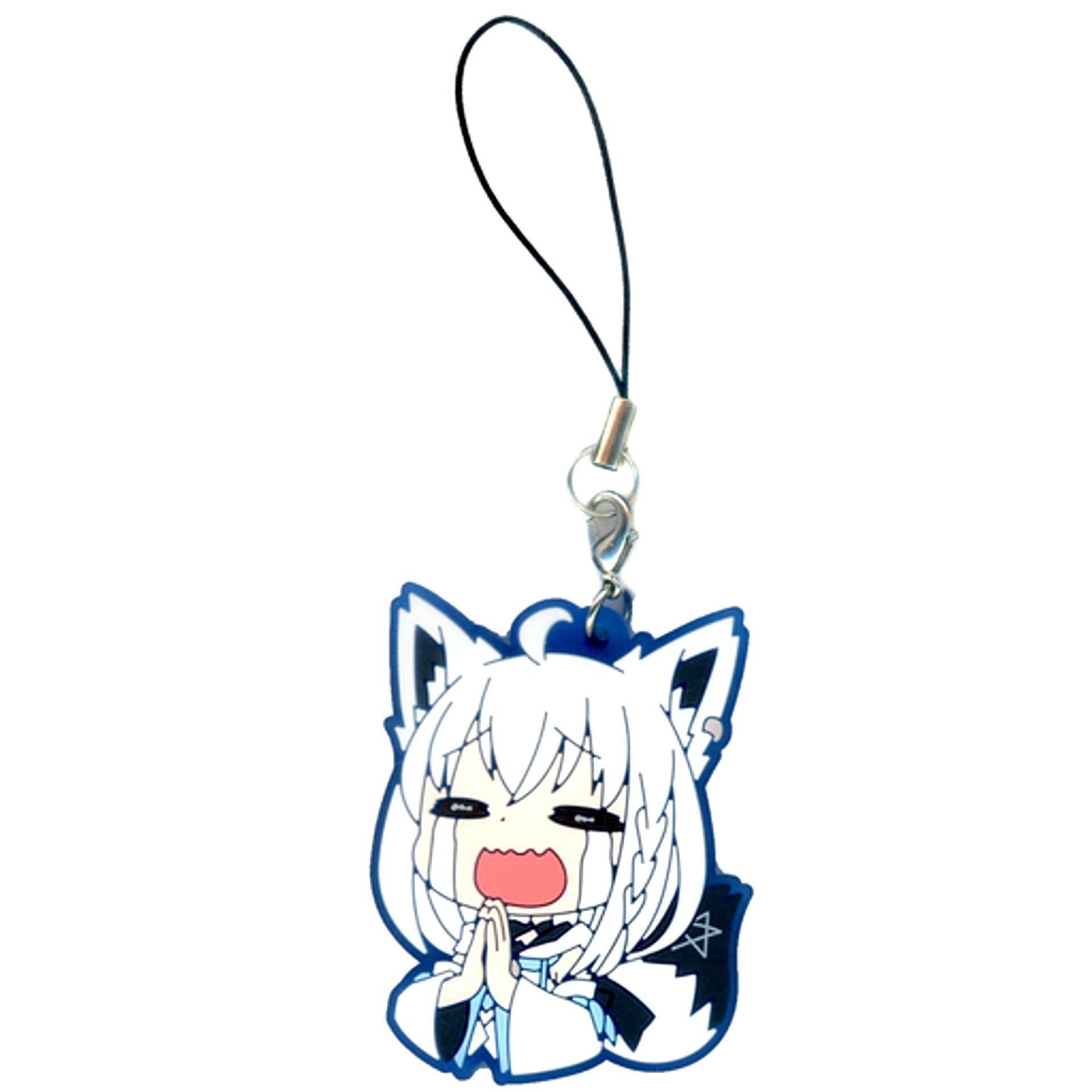 Shirakami Fubuki Virtual YouTuber Hololive Capsule Rubber Strap Vol.1 [USED]