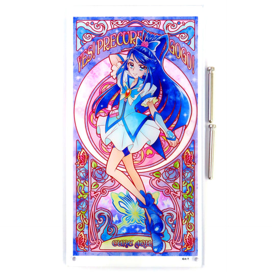 Cure Aqua Yes! PreCure 5 GoGo! Butterfly Rose Acrylic Art Board [USED]