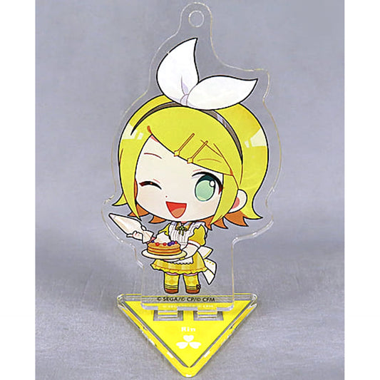 Hatsune Miku: Colorful Stage! Rin Kagamine Trading Acrylic Stand Keychain 25-ji, Nightcord de. & Virtual Singer animate cafe Limited Acrylic Stands [USED]