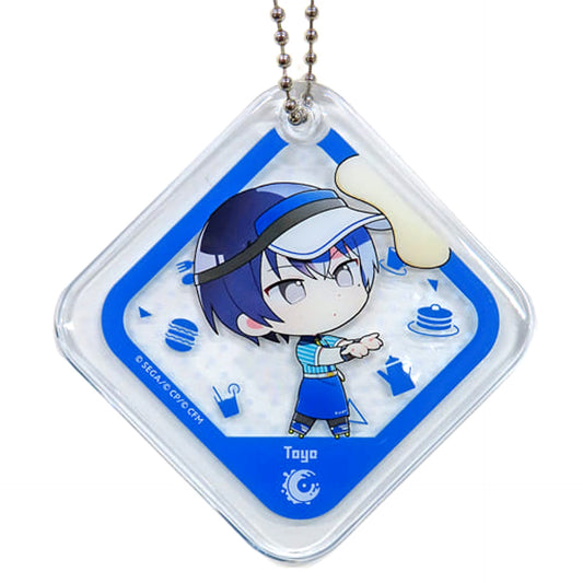 Hatsune Miku: Colorful Stage! Toya Aoyagi PVC Keychain Vivid Bad Squad animate cafe Limited Cookies in a Tin Included Keychains [USED]
