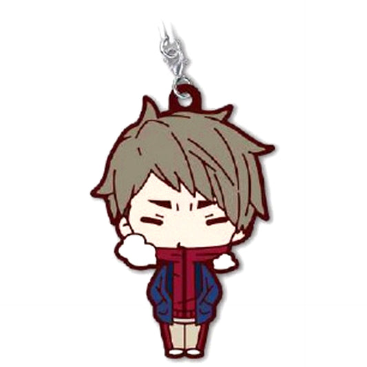 Osamu Miya Haikyu!! Nitotan Winter Casual Clothes Rubber Mascot [USED]