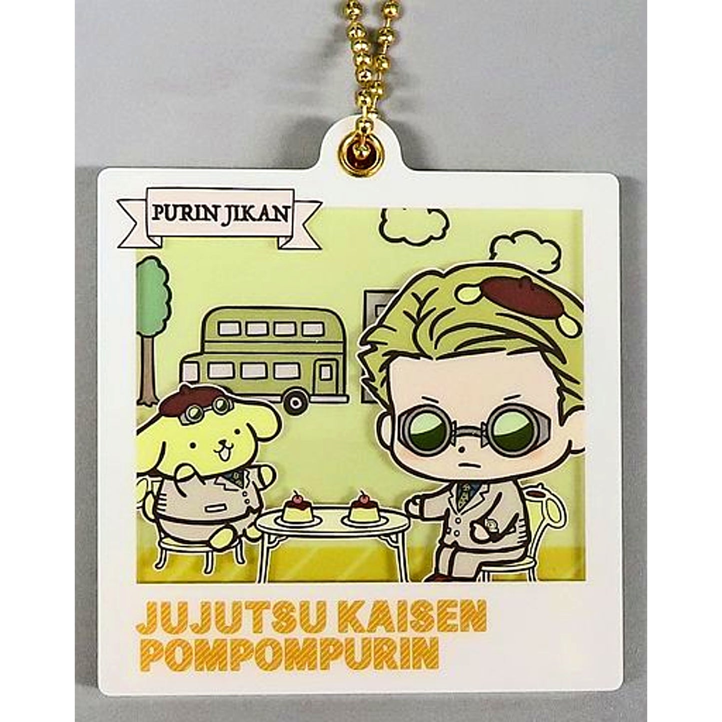 Kento Nanami & Pompompurin Jujutsu Kaisen Sanrio Characters Acrylic Keychain [USED]