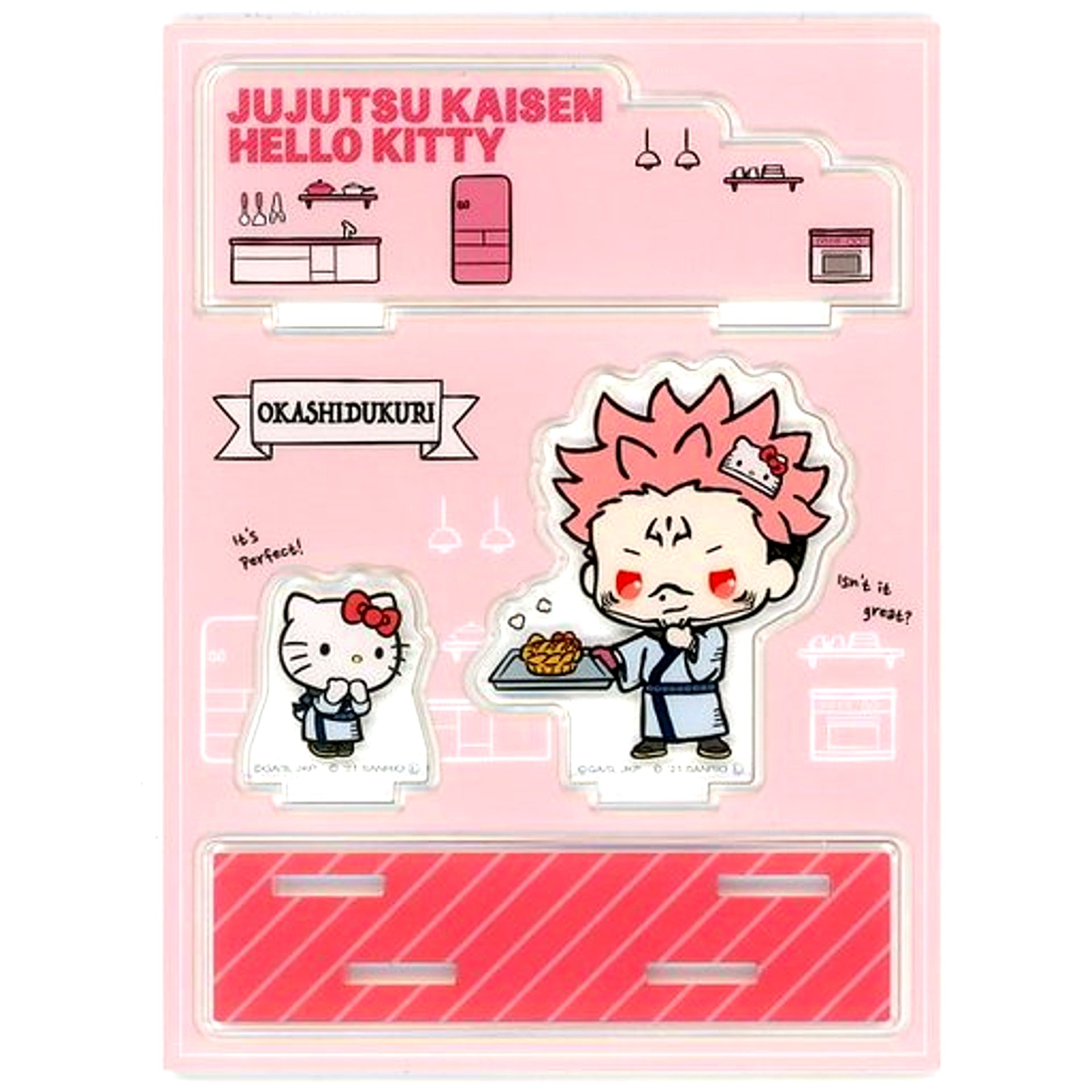 Ryomen Sukuna x Hello Kitty Jujutsu Kaisen x Sanrio Characters Acrylic Stand [USED]