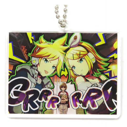 Hatsune Miku: Colorful Stage! Rin Kagamine Len Kagamine Anniversary Festa 2021 Acrylic Keychain Event Selection A Keychains [USED]