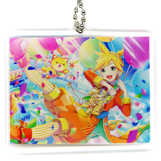 Hatsune Miku: Colorful Stage! Len Kagamine Anniversary Festa 2021 Acrylic Keychain Event Selection A Keychains [USED]