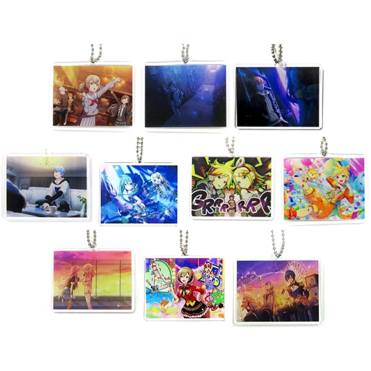 Hatsune Miku: Colorful Stage! Kohane Azusawa & Others All 10 Types Set Anniversary Festa 2021 Acrylic Keychain Event Selection A Keychains [USED]