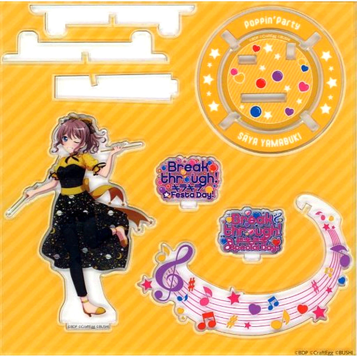 Saaya Yamabuki BanG Dream! 8th LIVE Breakthrough! Pop-up Acrylic Stand [USED]