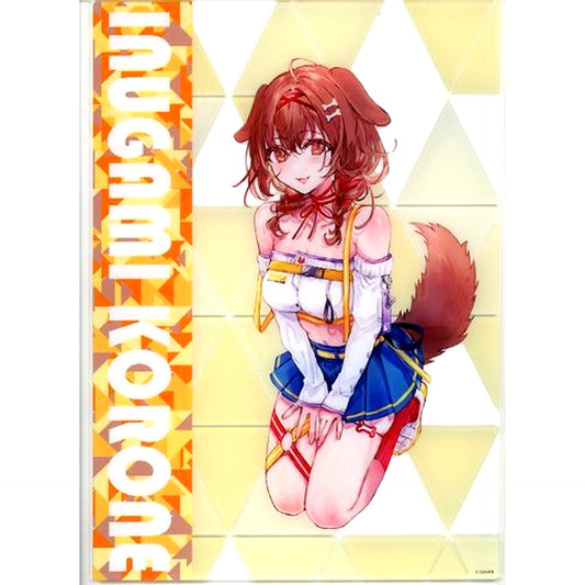 Inugami Korone Acrylic Board Virtual YouTuber Hololive x Namco [USED]