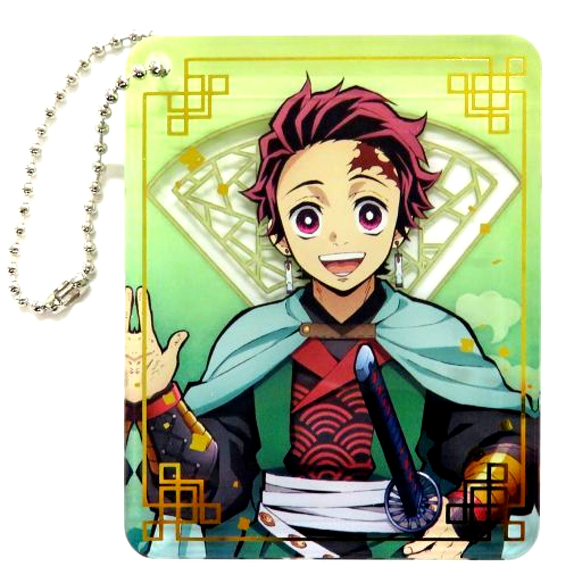 Tanjiro Kamado Chinese Style Costume Demon Slayer: Kimetsu no Yaiba Acrylic Keychain China Limited [USED]
