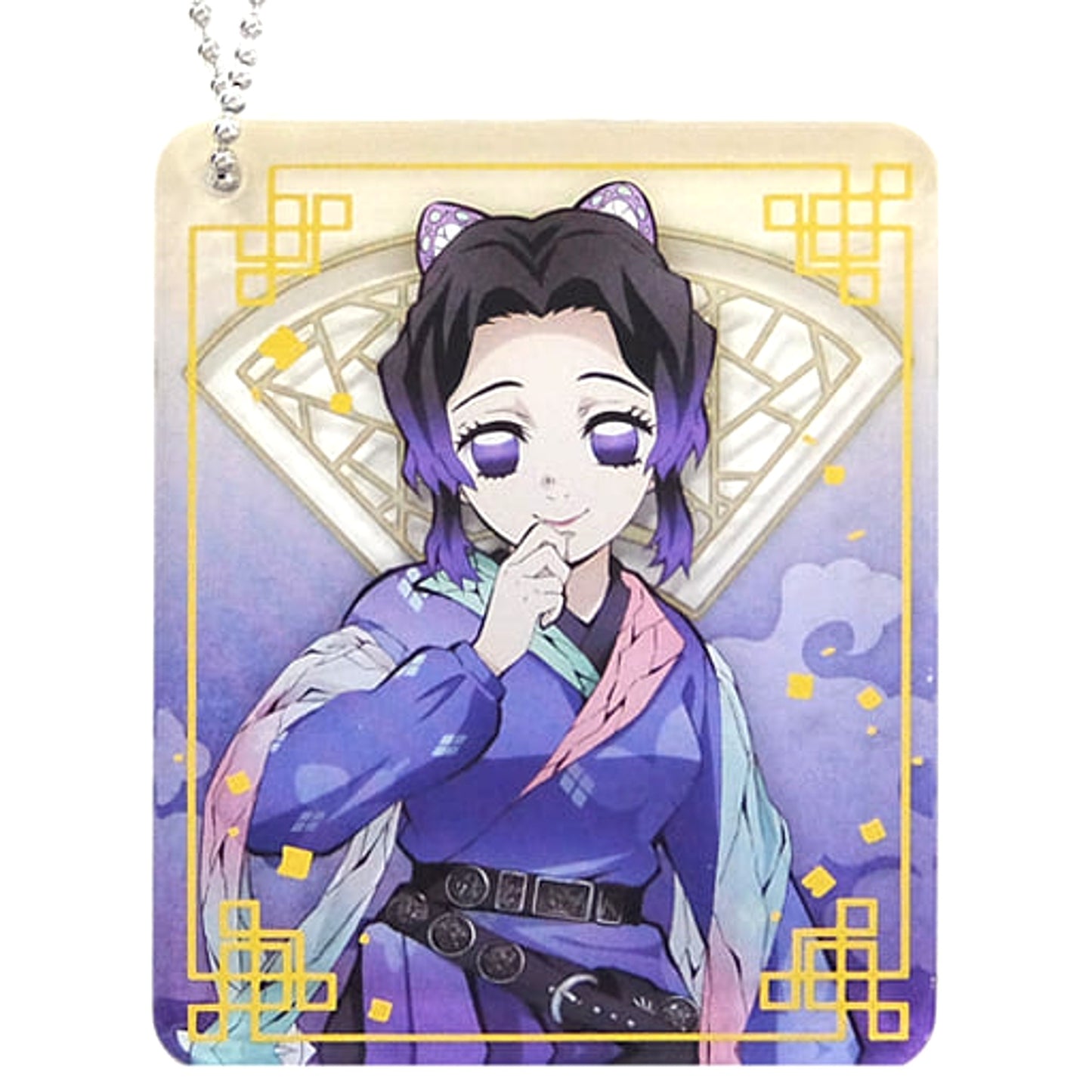 Demon Slayer: Kimetsu no Yaiba Shinobu Kocho Chinese Style Costume Acrylic Keychain China Limited Keychains [USED]