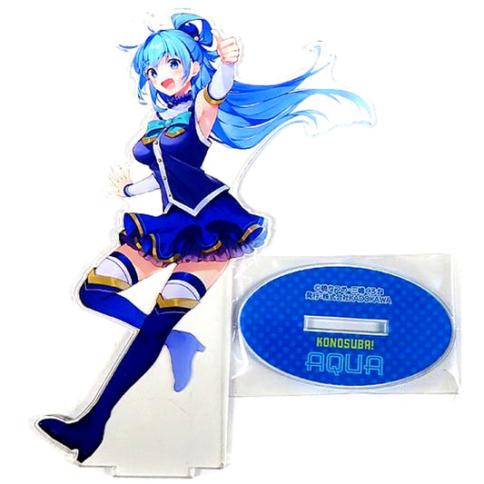 Aqua Thumbs Up Aqua Birthday Acrylic Stand Figure A KonoSuba: God's Blessing on this Wonderful World! [USED]