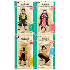 Set of 4 Demon Slayer Acrylic Plate with Stand Chapter 3 Ver. Giten Vol.1 [USED]