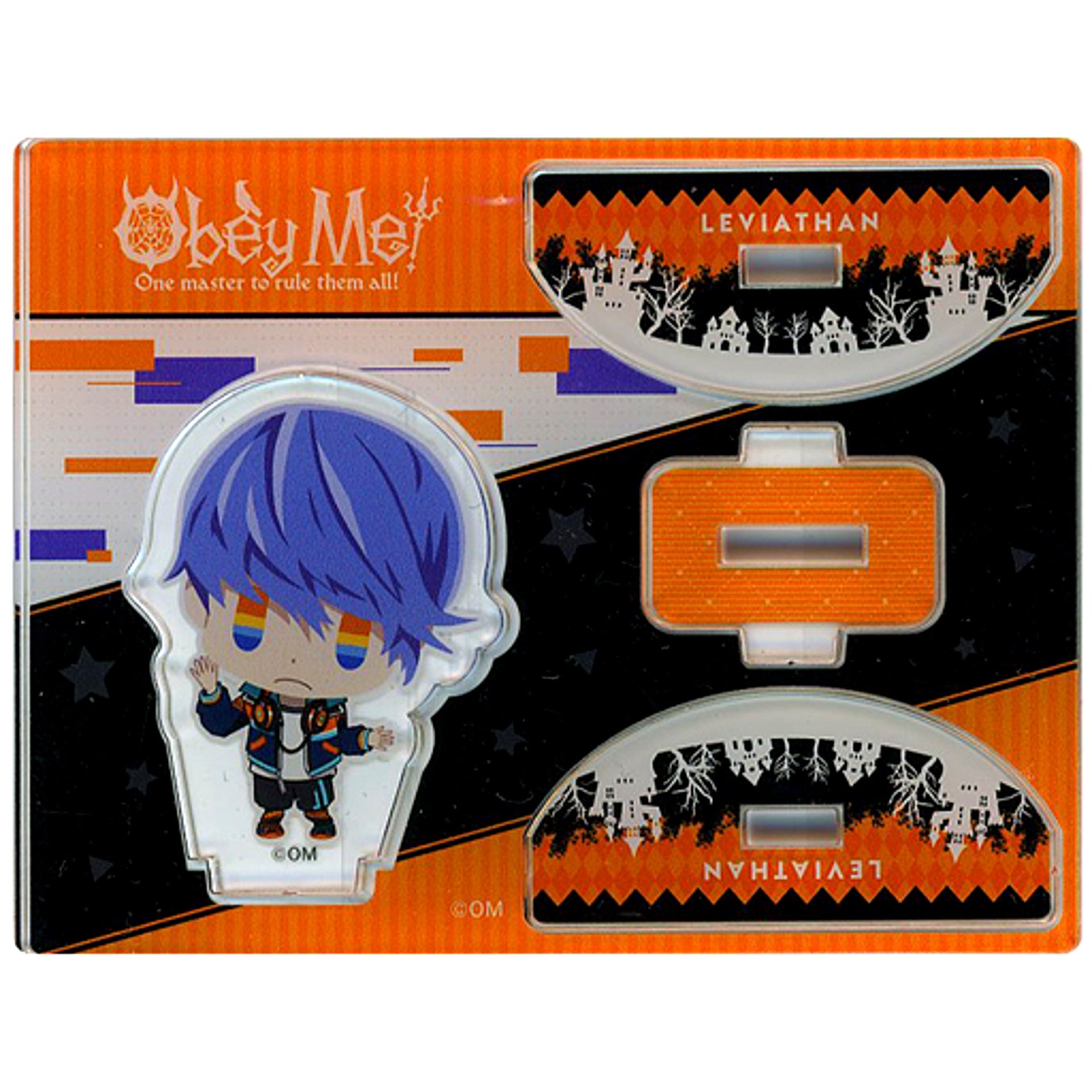 Leviathan Obey Me! x Karaoke no Tetsujin Trading Acrylic Stand [USED]