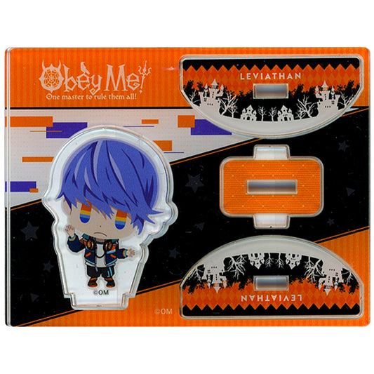 Leviathan Obey Me! x Karaoke no Tetsujin Trading Acrylic Stand [USED]