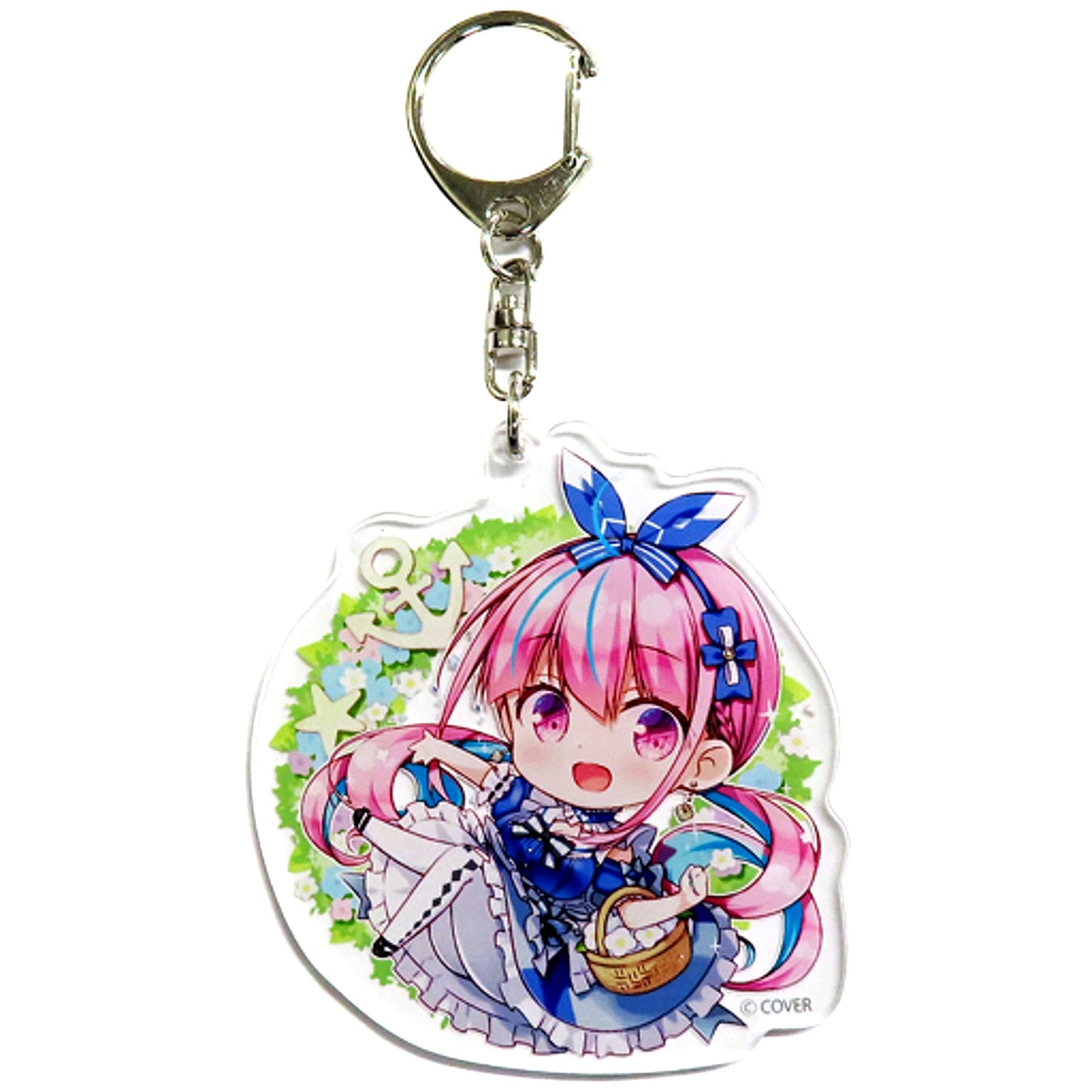 Minato Aqua Hololive Acrylic Keychain Aqua Iro in Wonderland Ver. One-Man Live 2022 [USED]