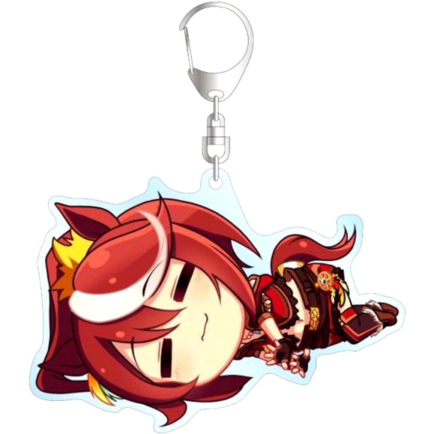 Tokai Teio Umamusume Pretty Derby Season 2 Chibi Coro Big Acrylic Keychain [USED]